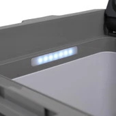 Tecnopoint Çift Kapaklı 30 Litre Taşınabilir Araç Buzdolabı 12V/24V/220V Uyumlu - 8