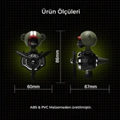 Pervaneli Klima Süsü Oto Koku Klipsi Sallanan Başlı Pilot Gorilla Araba Hava Ferahlatıcı Yeşil thumbnail 5