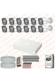 FİXRON HIKVISION COLORVU GECE 7/24 RENKLİ 12 KAMERALI SET 1TB HDD - 1