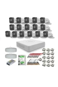 2mp 16 Kameralı Dış Ortam Ahd Hd-tvı Full Kamera Seti 500gb Disk - 1