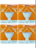 (4 Adet) Osaka 5W (40W) Beyaz Işık (6500K) G4 Duylu (İğne Bacak) Led Çanak Ampul thumbnail 1