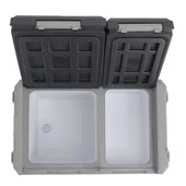 Tecnopoint Çift Kapaklı 40 Litre Taşınabilir Araç Buzdolabı 12V/24V/220V Uyumlu - 6