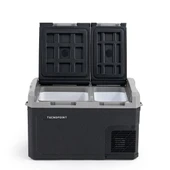 Tecnopoint Çift Kapaklı 40 Litre Taşınabilir Araç Buzdolabı 12V/24V/220V Uyumlu - 7