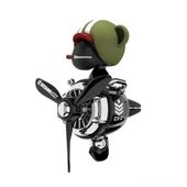 Pervaneli Klima Süsü Oto Koku Klipsi Sallanan Başlı Pilot Gorilla Araba Hava Ferahlatıcı Yeşil thumbnail 1