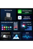 Kablosuz Carplay & Android Auto Adaptörü - Apple Ve Android Cihazlar İçin Evrensel Wireless Carplay Çevirici - 3