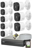 8 Kameralı 1080p Güvenlik Kamera Seti - 1