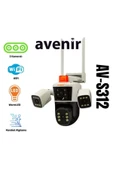Av-s312 12mp 360 Derece 180 Panoramik Wifi Kamera Panelsiz - 2