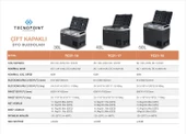 Tecnopoint Çift Kapaklı 40 Litre Taşınabilir Araç Buzdolabı 12V/24V/220V Uyumlu - 9
