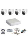 4 Kameralı İç Ortam Güvenlik Kamera Seti 1 Tb Hdd - 1