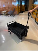 Katlanır Taşıma Arabası Siyah thumbnail 1
