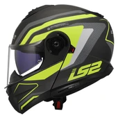 LS2 STROBE 2 PHANTOM MAT TITANIUM-NEON SARI KASK thumbnail 2