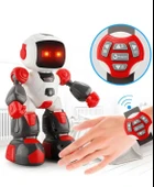Uzaktan Kumandalı Işıklı Sesli Ses Kaydı Yapan Yürüyen Robot - 1