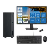 Asus Expertcenter P500MV Intel Core İ5-13420H 80GB Ddr5 512GB SSD Freedos 6GB/RTX3050 100HZ IPS 27" Mon Minitower Masaüstü Bilgisayar WM5136216512B0DF27+Zettausbbellek thumbnail 1