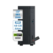 Asus Expertcenter P500MV Intel Core I5-13420H 48GB Ddr5 512GB SSD Freedos 6GB/RTX3050 Minitower Masaüstü Bilgisayar WK5136216512B0DF17+Zettausbbellek thumbnail 1