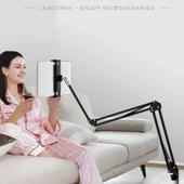 ucu 360 ° iPhone iPad Kol Standı Için 360 ° Dönme Cep Telefonu Braketi | Telefon Tutucular ve duruş - 2