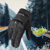 mü Parmakla Isıtmalı Rüzgar Geçirmez Eldivenler Sürüş Çalışması Kayakçılık Moto Balıkçılık Avcılık - 3