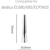 Remedy Delonghi Dedica EC680 Için Buhar Nozulu Ucu Ucu, Paslanmaz Çelik - 2