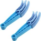 [gui Xulian]2x Minifiber Üçlü Kör Temizleyici Mitt Jaluzi Jaluzi Silgi - 1