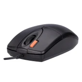 EVEREST SM-601 USB SİYAH OPTİK KABLOLU MOUSE thumbnail 1