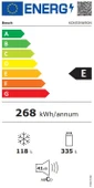 Bosch KDN55NWE0N 453 LT No-Frost Çift Kapılı Buzdolabı - 6