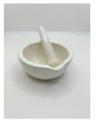 Porselen Havan Takımı 160 mm . XL Boy Eczane ve Laboratuvar Tipi Karıştırma ve Ezme Seti - 2