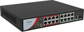 Hilook NS-0318P-130(B) 16 Port 10-100 Poe Switch 1x1000 Mbps RJ45 Port, 1x1000 Mbps SFP - 1