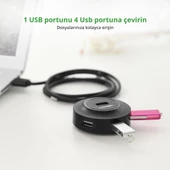 UGREEN USB 2.0 HUB 4 PORTS 1MT SİYAH 480Mb/s Veri Aktarımı 20277(CR106)- - 1