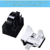 3x Qp2-4.7 Ptc Röle 1 Pinli Buzdolabı Rölesi ve 6750C-0005P Buzdolabı Aşırı Yük Koruyucu - 4