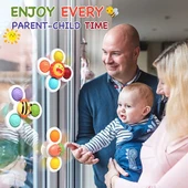 Prodigy Toy 3 Adet Vantuz Iplik Oyuncakları Banyo Oyuncakları - 3