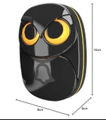 Monozone Işıklı Baykuş Şekilli 2 Alıcı 1 Verici Kapı Zili Hasta Çağırma Butonu Su Geçirmez Zil thumbnail 8