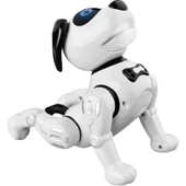 Dogula Uzaktan Kumanda Robot Köpek Oyuncak Push Up Rc Robot Köpeği Erkek ve Kız Çocukları Beyaz - 2