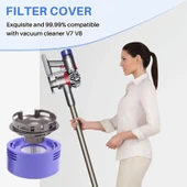 Dadata  V7 V8 Elektrikli Süpürge Için Motor Arka Kapak Arka Filtre Takımı - 4