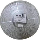 Onli 2+1 1x0,50 mini Coax 2x0,50mm 100 metre CCA Kamera Kablosu - 1