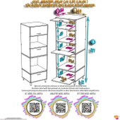 Modilayn AYAZ (60x217x56 cm) Boyutunda Ankastre 3 Kapaklı Mini/Midi Mikrodalga Fırın Dolabı - 4