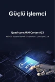 Taşınabilir Sinema Projeksiyon 720p Ev Sineması Bluetooth Android 11 Akıllı Projektör - 3