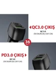 thestrex 38watt Araç Çakmaklık Hızlı Sarj Cihazı 3.0 Iphone Pd Kablo Star Collectionx 657515 - 2
