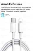 iPhone Tüm Serilere Uyumlu 20w Hızlı Şarj Seti Adaptör ve Type C Kablosu 7 8 X 11 12 13 14 Plus Pro - 3