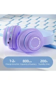 TORİMA SN-35 Lila On-Ear Kafa Üstü Kablosuz  Kulaklık Bluetooth 5.1 thumbnail 3