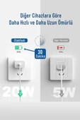 iPhone Tüm Serilerle Uyumlu Hızlı Şarj Aleti Adaptör Kablo Plus 7 8 X 11 12 13 14 Pro Max Turbo şarz - 2