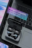 M19 Siyah 5.0 Bluetooth Kulak İçi Kulaklık thumbnail 3