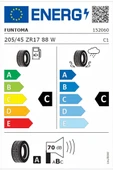 Funtoma 205/45 ZR17 TL 88W REINF. ROADFUN SPORT Yaz Lastiği (Üretim Tarihi:2025) thumbnail 2