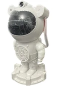 Yeni Bluetooth Bağlantılı Müzikli Yıldız Astronot Işıklı Galaksi Samanyolu Projeksiyon Gece Lambası - 4