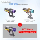 V11 V15 SV14 SV15 SV22 Elektrikli Süpürge Toz Haznesi Için Hepa Filtreli Yükseltilmiş Hazne Değiş - 2