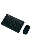 Siyah Tmk-04 Bluetooht Kablosuz Klavye Mouse Seti - 2