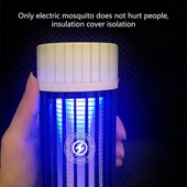 i Böcek Öldürücü 360°UV Sinek Zapper, Yatak Odası Otel Için Taşınabilir Böcek Işığı Kapalı ve Açık - 3