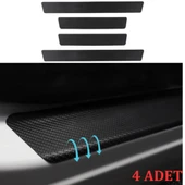 İndispensableyl Isuzu İçin ÖZEL uyumlu  Oto Kapı eşikleri Sticker Karbon 4 Adet - 3