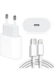 Iphone 11/11 Pro Max Uyumlu Hızlı Şarj Aleti Seti 18w Adaptör + Usb-c Kablo thumbnail 1