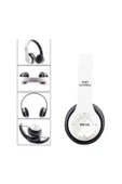 Wireless Kablosuz Bluetooth Kulaküstü Kulaklık Mp3 Güçlü Bass Beyaz - 2