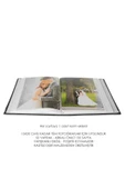 15x21 Fotoğraf Albümü & 100'lük Albüm & Düğün Albümü & Anı Albümü & Kaliteli Deri Albüm Siyah - 2