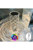3D Elmas Kristal Şarjlı Dokunmatik Kumandalı Led Masa Lambası - 2
